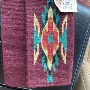 Alamo Saddle Pad wool Aztec purse!
